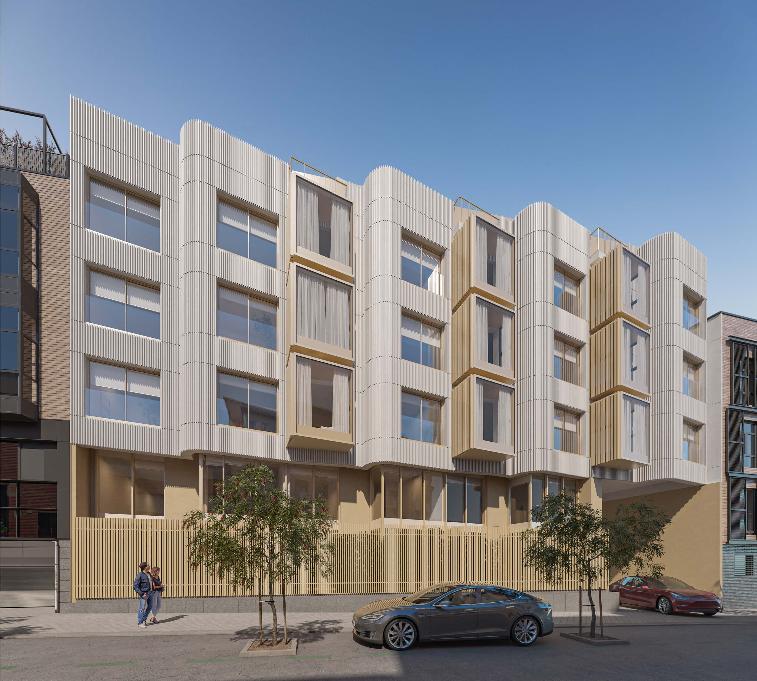 Render Iconico Fachada Diurna