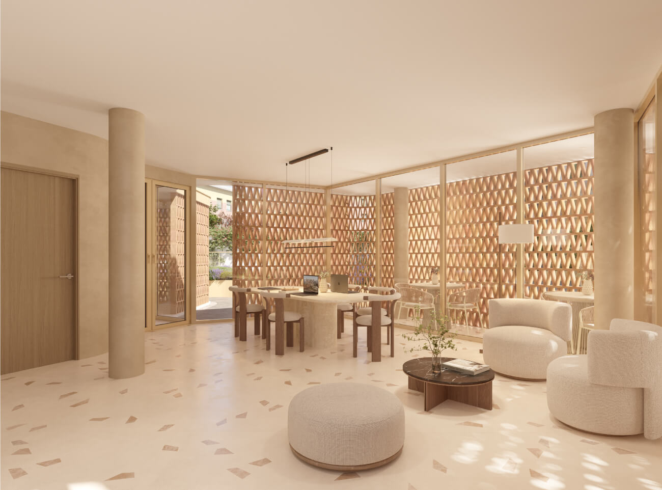 Render Iconico Sala Común